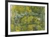 The Bridge across the Lily Pond (Le Passerelle Sur Le Bassin Aux Nymphéas), 1919-Claude Monet-Framed Giclee Print