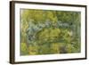 The Bridge across the Lily Pond (Le Passerelle Sur Le Bassin Aux Nymphéas), 1919-Claude Monet-Framed Giclee Print