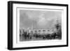 The Bridge and Broomielaw Quay, Glasgow, Scotland, 1886-R Wallis-Framed Giclee Print