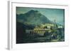 The Bridge and the Church of St Francis in Cava-Pitloo Anton Sminck-Framed Giclee Print