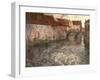 The Bridge at Antwerp (Or Oudenard), 1902-Fritz Thaulow-Framed Giclee Print