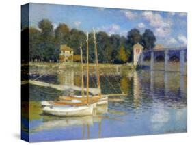 The Bridge at Argenteuil, 1874-Claude Monet-Stretched Canvas