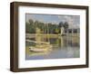 The Bridge at Argenteuil, 1874-Claude Monet-Framed Premium Giclee Print