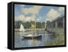 The Bridge at Argenteuil, 1874-Claude Monet-Framed Stretched Canvas