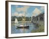 The Bridge at Argenteuil, 1874-Claude Monet-Framed Art Print