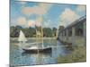 The Bridge at Argenteuil, 1874-Claude Monet-Mounted Art Print