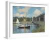 The Bridge at Argenteuil, 1874-Claude Monet-Framed Art Print