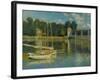 The Bridge at Argenteuil, 1874-Claude Monet-Framed Giclee Print