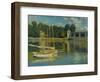 The Bridge at Argenteuil, 1874-Claude Monet-Framed Giclee Print