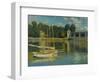 The Bridge at Argenteuil, 1874-Claude Monet-Framed Giclee Print