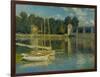 The Bridge at Argenteuil, 1874-Claude Monet-Framed Giclee Print