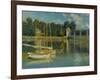 The Bridge at Argenteuil, 1874-Claude Monet-Framed Giclee Print