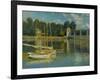 The Bridge at Argenteuil, 1874-Claude Monet-Framed Giclee Print