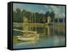 The Bridge at Argenteuil, 1874-Claude Monet-Framed Stretched Canvas