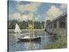 The Bridge at Argenteuil, 1874-Claude Monet-Stretched Canvas