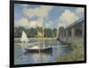 The Bridge at Argenteuil, 1874-Claude Monet-Framed Giclee Print