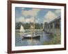 The Bridge at Argenteuil, 1874-Claude Monet-Framed Giclee Print