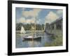 The Bridge at Argenteuil, 1874-Claude Monet-Framed Giclee Print