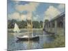 The Bridge at Argenteuil, 1874-Claude Monet-Mounted Giclee Print