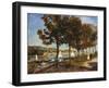 The Bridge at Argenteuil, 1882-Pierre-Auguste Renoir-Framed Giclee Print