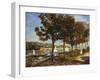 The Bridge at Argenteuil, 1882-Pierre-Auguste Renoir-Framed Giclee Print