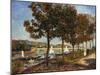 The Bridge at Argenteuil, 1882-Pierre-Auguste Renoir-Mounted Giclee Print