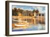 The Bridge at Argenteuil-Claude Monet-Framed Art Print