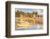 The Bridge at Argenteuil-Claude Monet-Framed Art Print