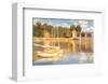 The Bridge at Argenteuil-Claude Monet-Framed Art Print