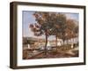 The Bridge at Argenteuil-Pierre-Auguste Renoir-Framed Giclee Print