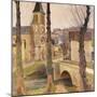 The Bridge at Bastide-du Vert, Le Pont a la Bastide-du-Vert, C. 1920-Henri Martin-Mounted Premium Giclee Print