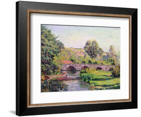 The Bridge at Boigneville, c.1894-Jean Baptiste Armand Guillaumin-Framed Giclee Print