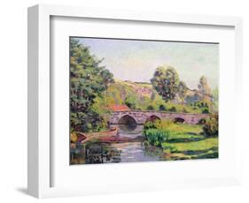 The Bridge at Boigneville, c.1894-Jean Baptiste Armand Guillaumin-Framed Giclee Print