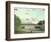 The Bridge at Charenton, France-Henri Rousseau-Framed Giclee Print