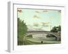 The Bridge at Charenton, France-Henri Rousseau-Framed Giclee Print