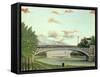 The Bridge at Charenton, France-Henri Rousseau-Framed Stretched Canvas