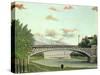 The Bridge at Charenton, France-Henri Rousseau-Stretched Canvas