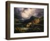 The Bridge at Crevola-Jean-Charles-Joseph Remond-Framed Art Print