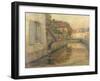 The Bridge at Gisors-Henri Eugene Augustin Le Sidaner-Framed Giclee Print