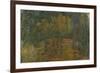 The Bridge at Giverny, 1918-Claude Monet-Framed Premium Giclee Print