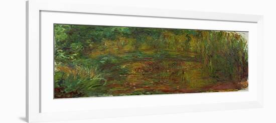 The Bridge at Giverny, 1918-Claude Monet-Framed Giclee Print