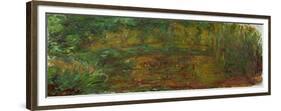 The Bridge at Giverny, 1918-Claude Monet-Framed Giclee Print