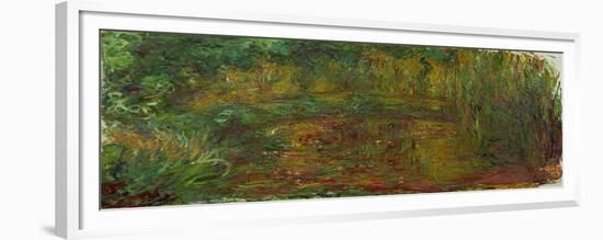 The Bridge at Giverny, 1918-Claude Monet-Framed Giclee Print