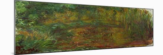 The Bridge at Giverny, 1918-Claude Monet-Mounted Giclee Print