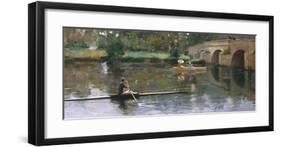 The Bridge at Grez, 1883-Sir John Lavery-Framed Premium Giclee Print