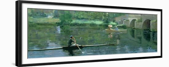 The Bridge at Grez, 1883-Sir John Lavery-Framed Giclee Print