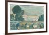 The Bridge at Grez, 1904-Childe Frederick Hassam-Framed Giclee Print
