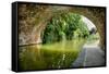 The Bridge at Hungerford-Tim Kahane-Framed Stretched Canvas