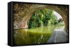 The Bridge at Hungerford-Tim Kahane-Framed Stretched Canvas