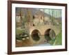 The Bridge at Labastide Du Vert in Spring, 1911-Henri Martin-Framed Giclee Print